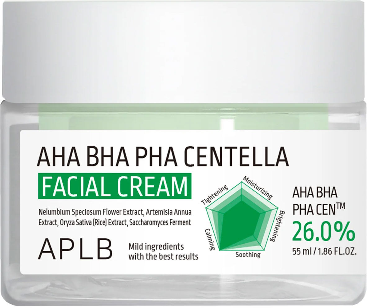 APLB AHA BHA PHA Centella Facial Cream 55ml