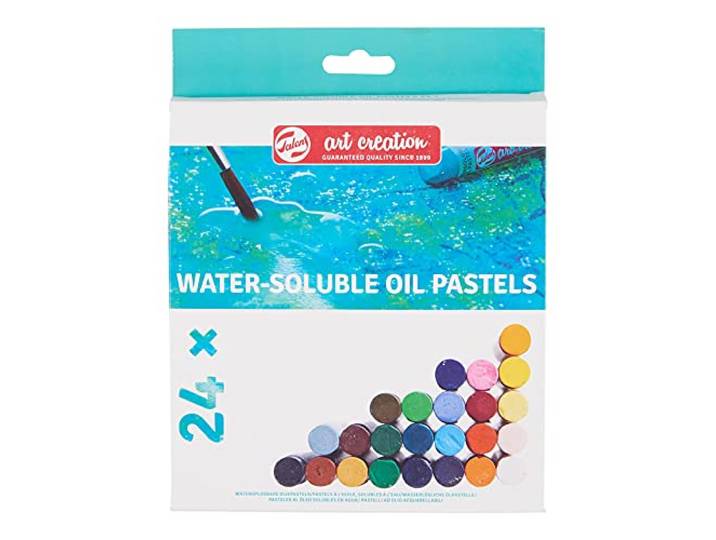 Talens Art Creation Wateroplosbare Oliepastelset met 24 Kleuren Watermengbare Krijtjes