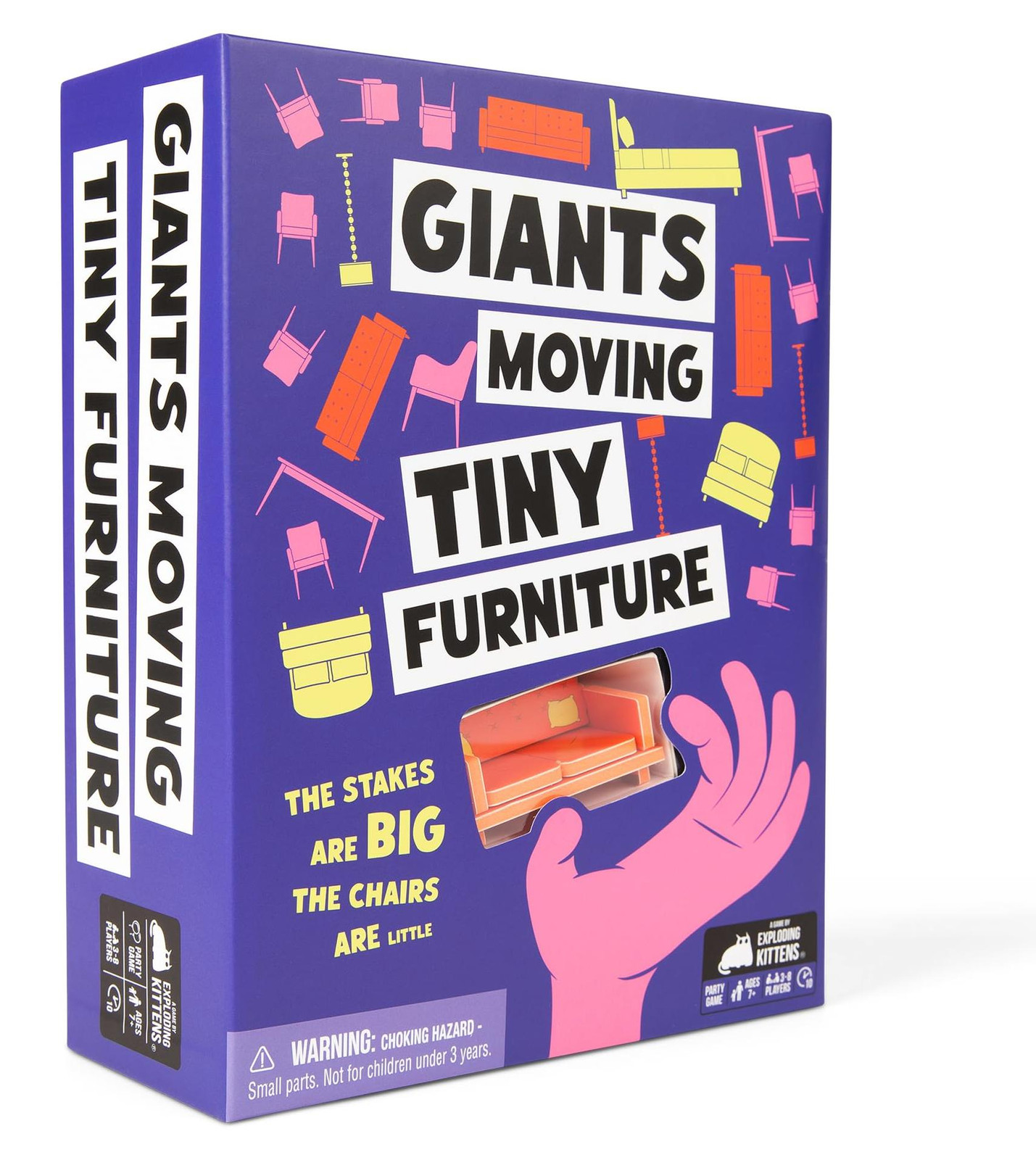 Asmodee Giants Kleine meubels verplaatsen Karetní spel voor kinderen vanaf 10 jaar