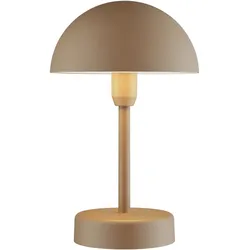Nordlux LED-Akku Tischleuchte ELLEN TO-GO, IP44 IK02, 2.8W 3000K 300lm, 3-stufige MoodmakerTM Dimmung, mit IP-Ladestation, braun NORD-2418015018