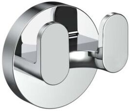 Emco round C Doppel-Handtuchhaken 437500102 50mm, chrom