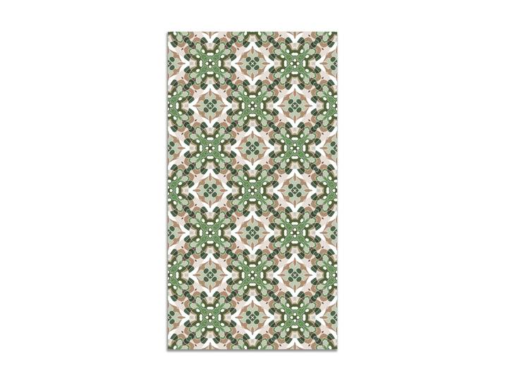 Tapis vinyle tuile mosaïque vert 120x170cm