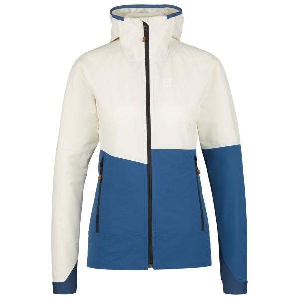 Ortovox - Women's Punta Berrino Hooded Jacket - Softshelljacke Gr S weiß/blau