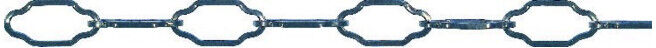 PÖSAMO Chaîne décorative 1688 cuivrée brunie 2,8 mm L.30 m (250x93) (1000100492)