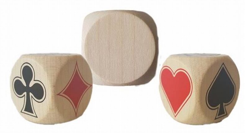 Lot de 6 dés d'atout - Wilson Jeux