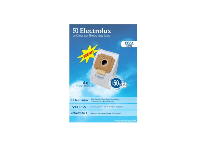 Boite De 4 Sacs Poussières + 1 Micro Filtre Es51 4 Bag D'Origine