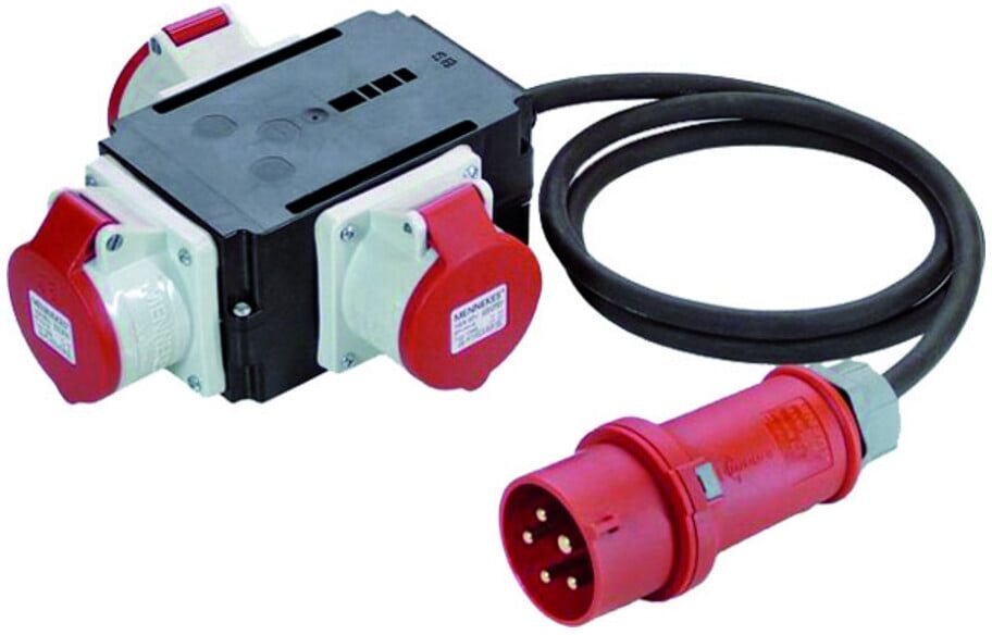 Bachmann CEE-Adapter 1xSt.16A 3xDose 16A 349.035)