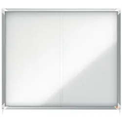 nobo Schaukasten, Schiebetür, Metall-Rückwand, 15 x DIN A4