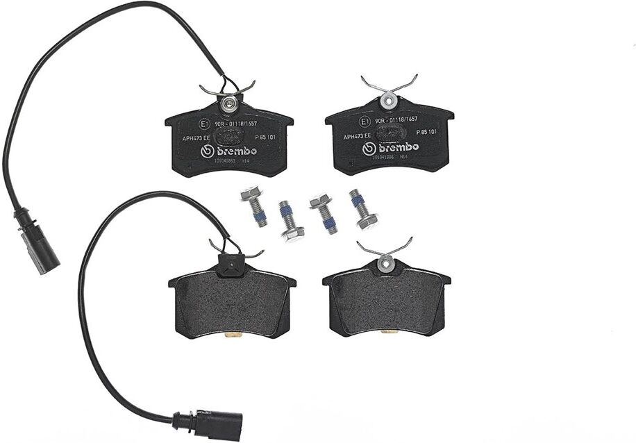 Brembo Bremsbelagsatz, Scheibenbremse P 85 101 Für Vw