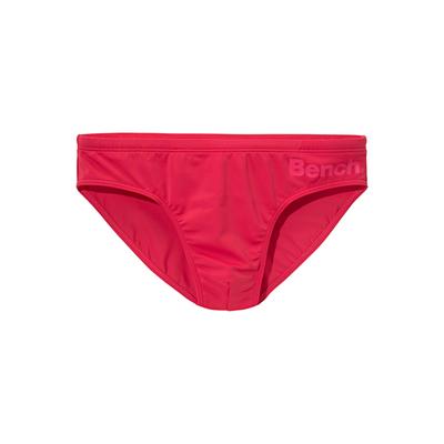 Badeslip BENCH., Herren, Gr. 6, N-Gr, rot, Polyamid, unifarben, Badehosen, klassischer Stil, mit Innenkordel