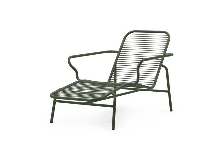 Normann Copenhagen Chaise longue Vig Green
