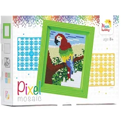 Idena Pixel Geschenkverpackung - Papagei mit Rahmen