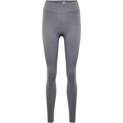 hummel hmlTE FUNDAMENTAL Mid-Waist Leggings Damen 2864 - quiet shade L