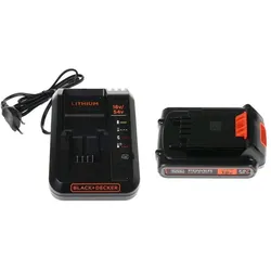 Black & Decker, Werkzeugakku + Ladegerät, Akku und Ladegerät (18 V)