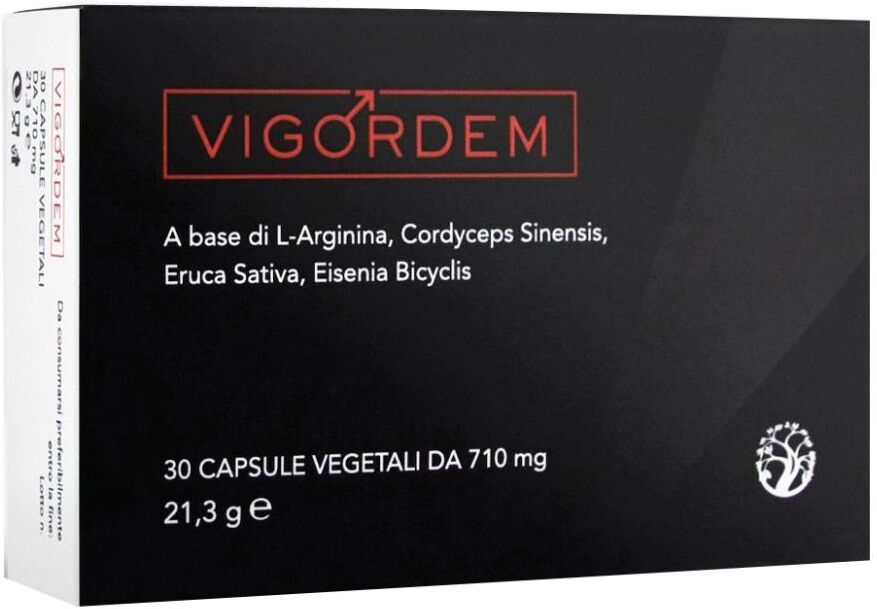 ABROS Srl ABROS Vigordem 30 Capsule - Integratore per il Benessere Maschile, 30 Compresse