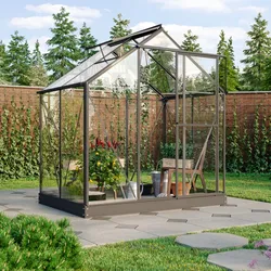 Vitavia Gewächshaus "Triton 2500" inkl. Stahlfundament,schwarz,2,5 m2