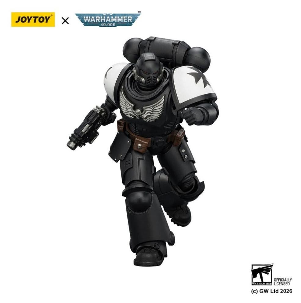 Joy Toy Warhammer 40.000 Black Templars Intercessor actiefiguur, 12 cm
