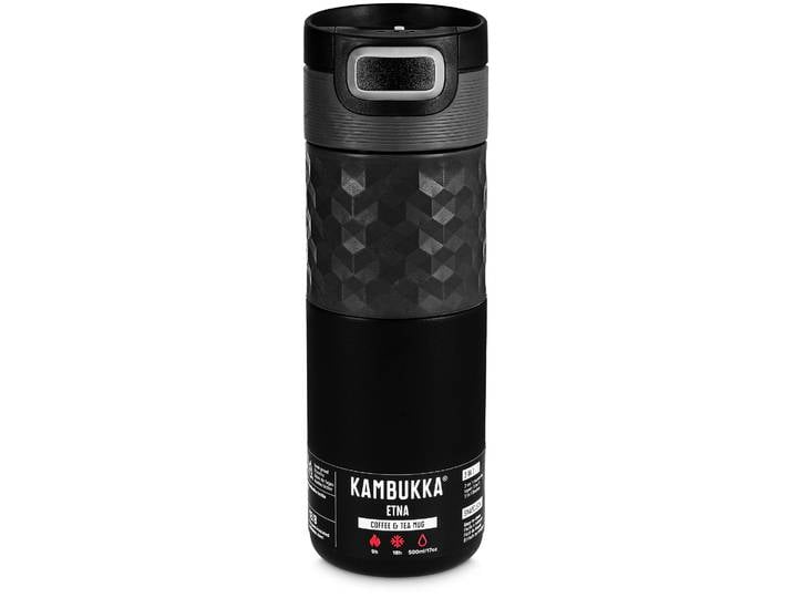Kambukka Isolierflasche Etna schwarz 0.5l