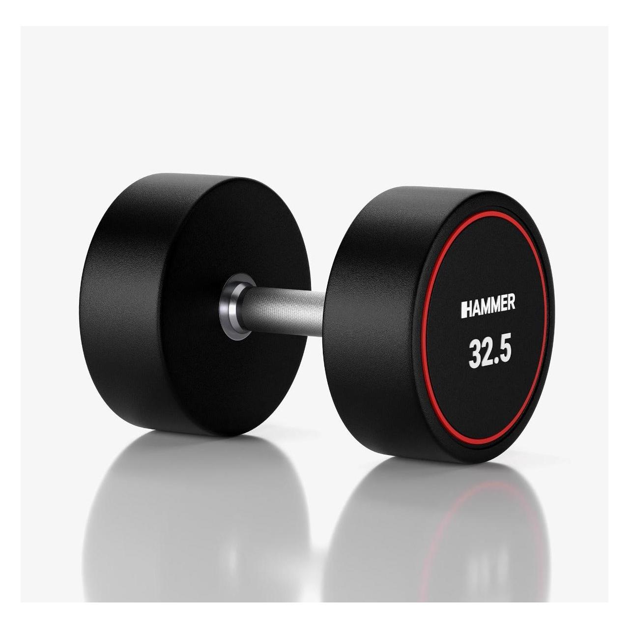 Hammer Fitness Kompakthantel PU 32,5 kg (1 x 32.5 kg) (17432)