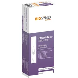 STREPTATEST Streptokokken A Schnelltest Rachen 2 St