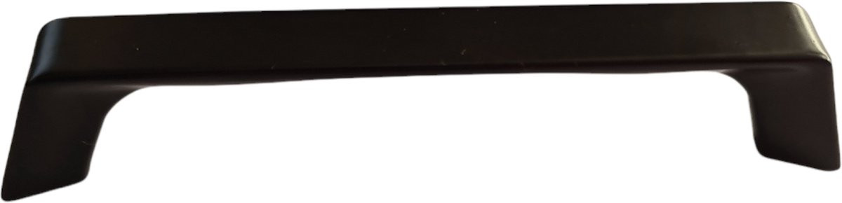 Zwarte meubelgreep inclusief schroeven 96mm
