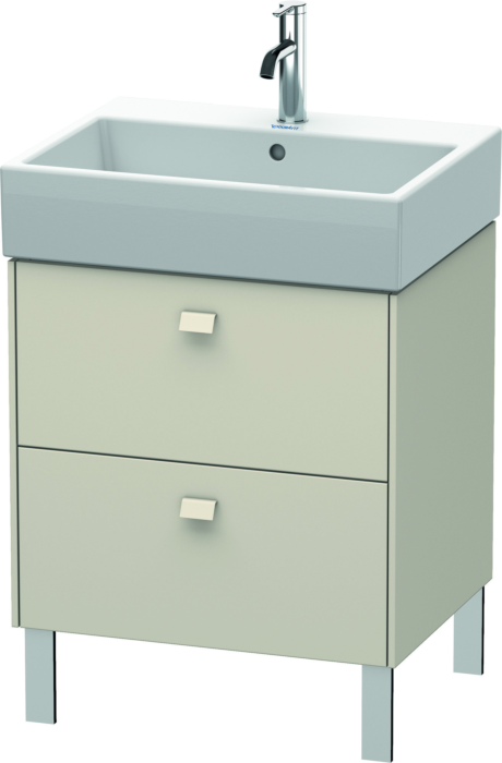 Duravit Brioso Waschtischunterbau BR443309191 584x459mm, Taupe, 2 Auszüge
