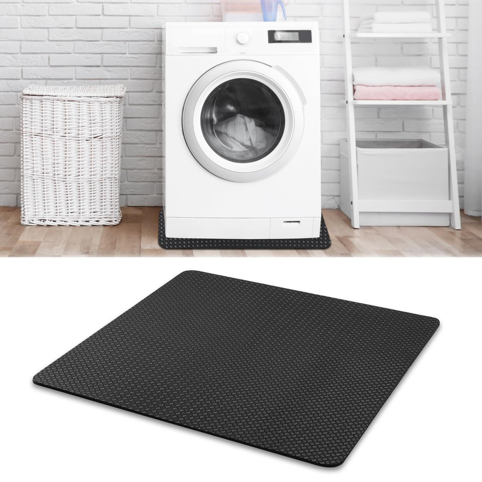 Antivibratie Mat voor Wasmachine en Droger - Zwart - Silicone en Textiel