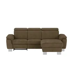 Mein Sofa bold Ecksofa  Beata , braun , Maße (cm): B: 234 H: 80 T: 163.0