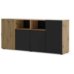 SIDEBOARD Nera Holz und Schwarz