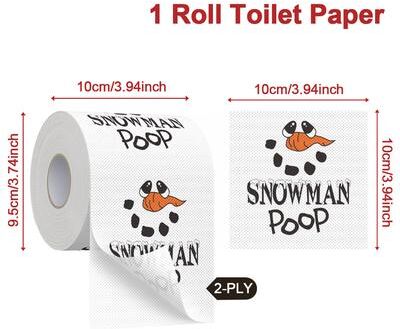 Discount Dollar Deals Christmas Toilet Roll Paper, Happy New Year, Xmas Tissue Roll, Christmas Supplies, Napkin Kitchen Tool, Home Decoration 2