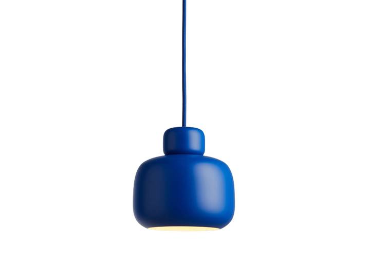 Woud Lampe à suspension Stone small Cobalt blue