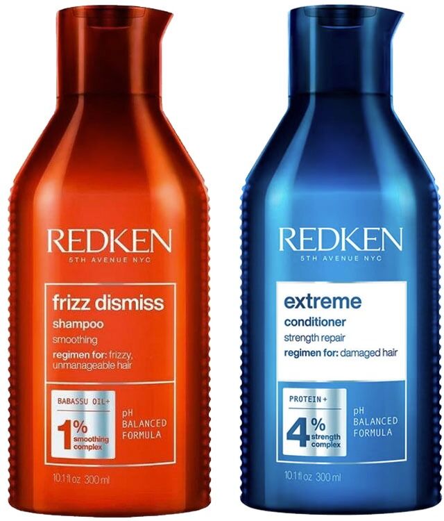 Redken Frizz Dismiss Shampoo 300ml & Extreme Conditioner 300ml