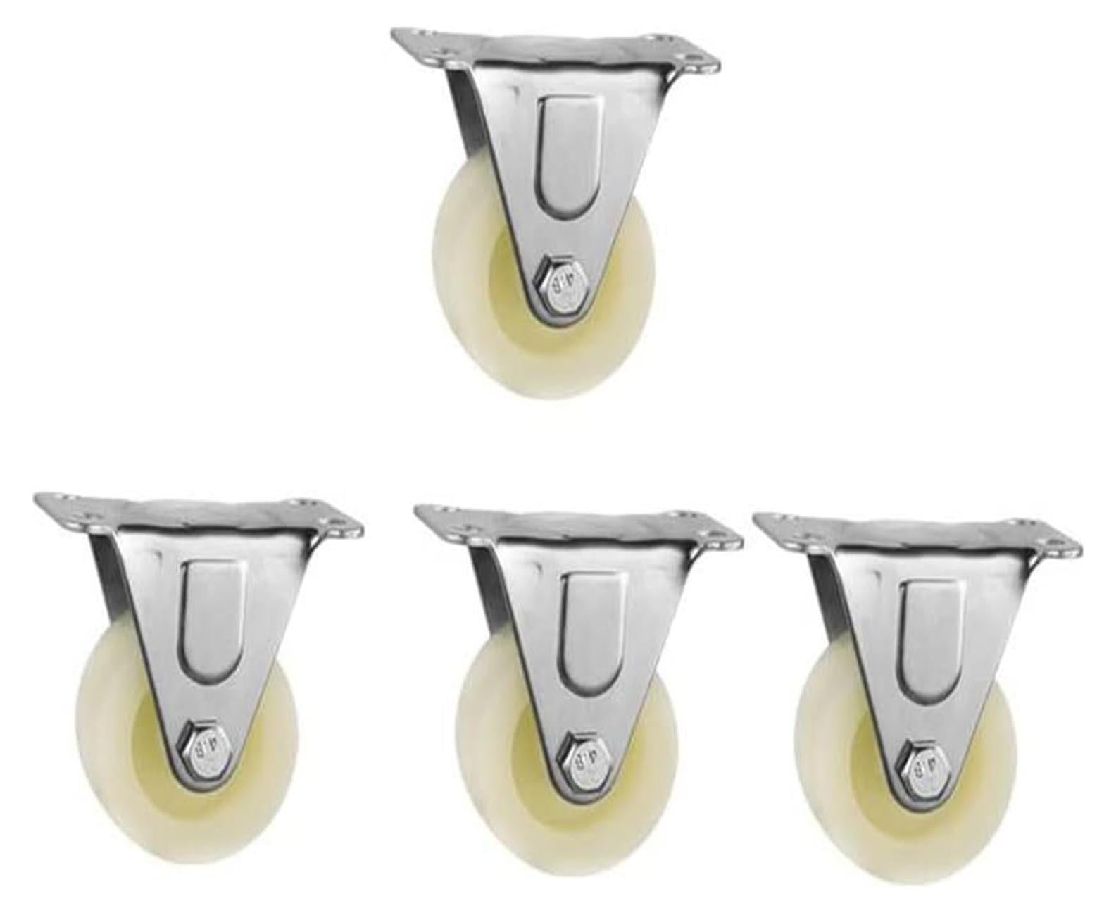 Set van 4 zwenkwielen voor meubels, 1,5 inch