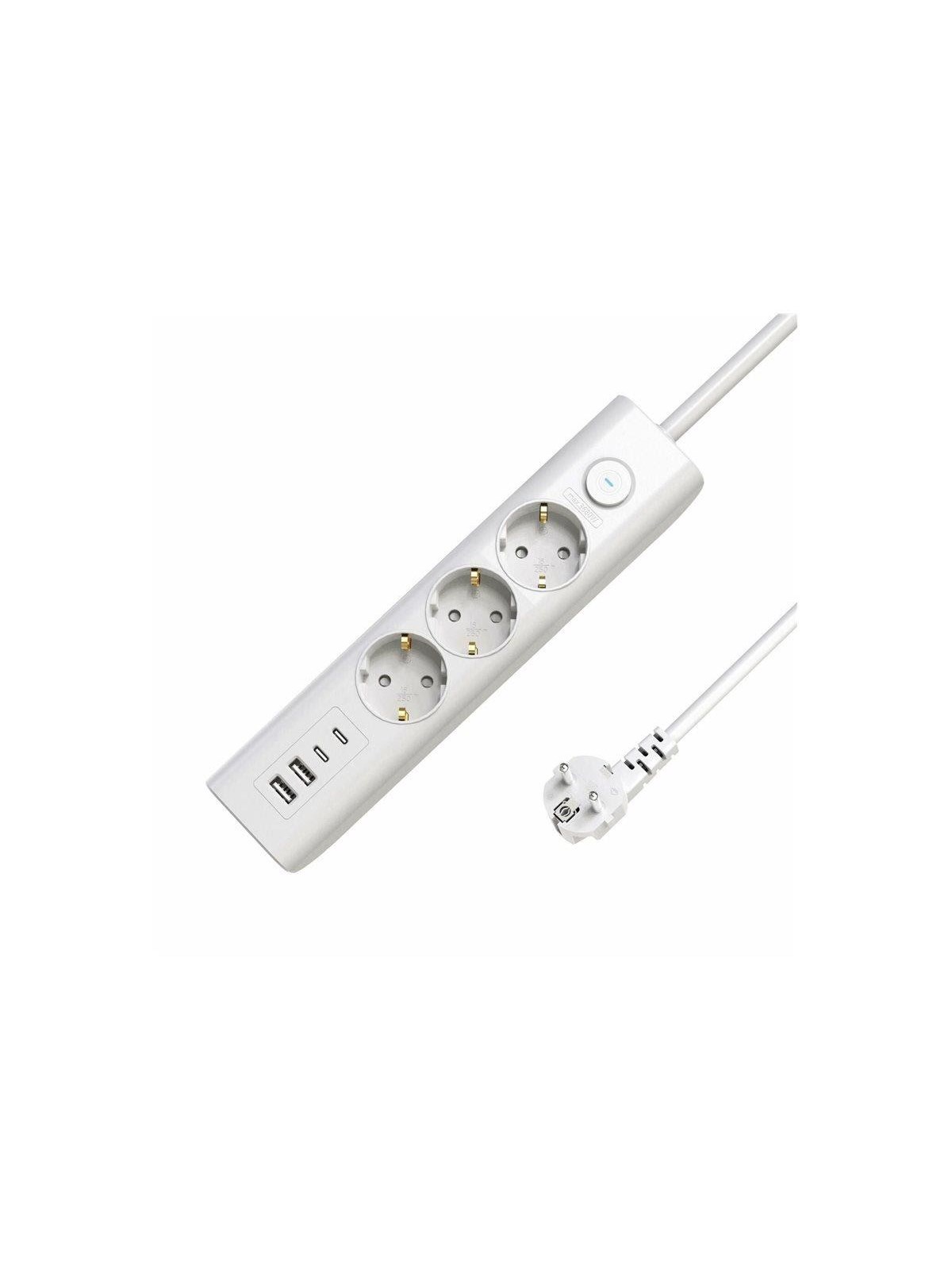 MicroConnect - power strip - 3-way on/off switch