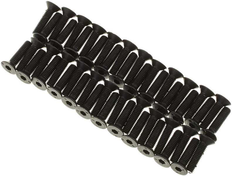 Thon Rack Screw M3 x 12 BK nero
