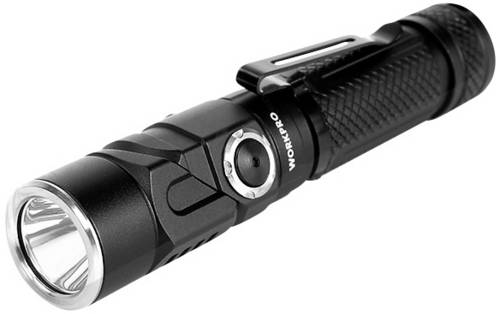 WorkPro WP351007WE Taschenlampe mit Stroboskopmodus, mit Handschlaufe über USB 1100lm 16h 128g