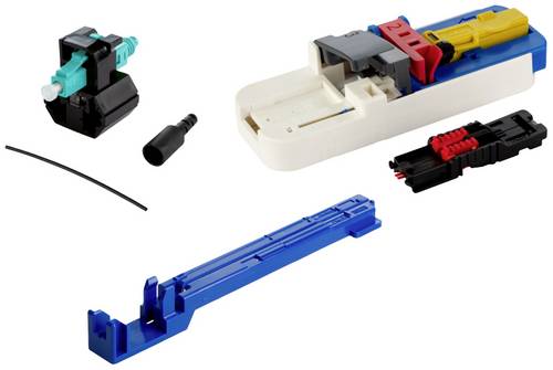 Metz Connect 1509MAJO002C-F OpDAT FAST Kit LC PC OM3/OM4 Steckerbausatz OpDAT Weiß, Blau
