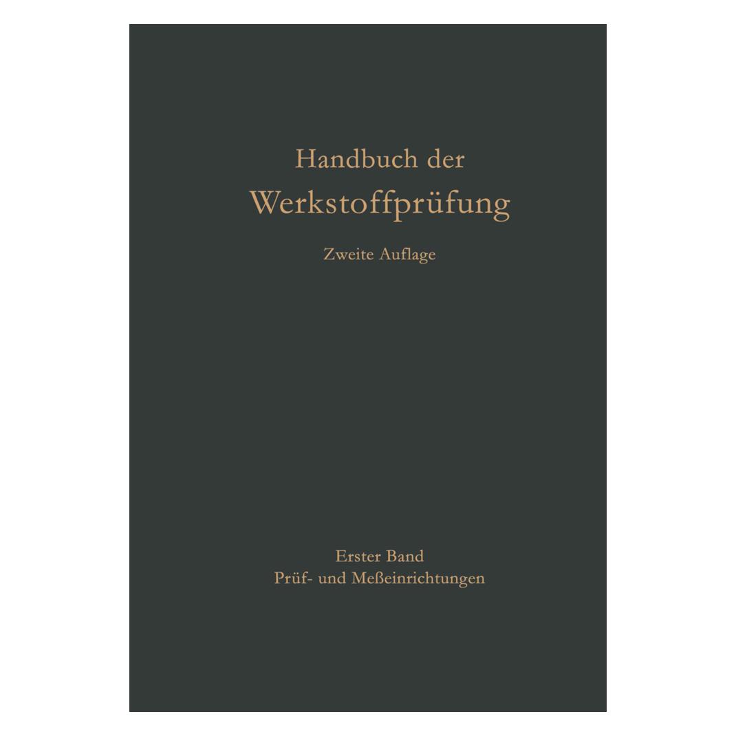 Springer Prüf- und Messeinrichtungen (Deutsch, Softcover, E. Amedick, Erich Siebel, K. H. Bussmann, N. Ludwig, Rudolf Berthold) (55561783)