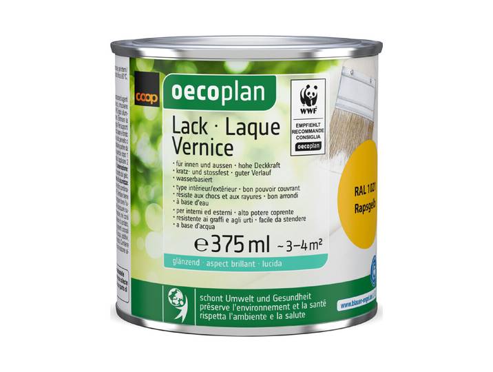 Oecoplan Lack glänzend Rapsgelb 375ml