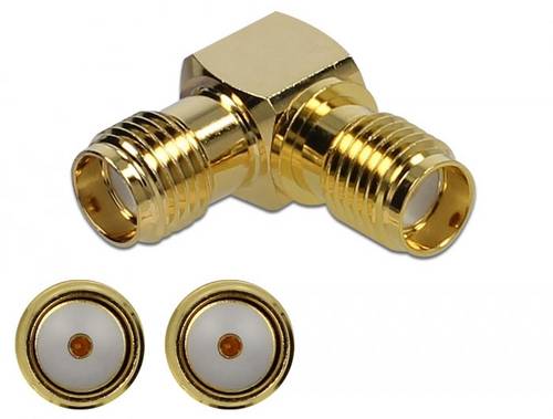 Delock 89952 89952 SMA-Adapter SMA-Buchse - SMA-Buchse 1St.