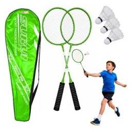 Lean Toys Badminton-Set mit grüner Hülle (78245073)