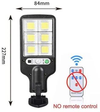Uplift Picks 200 COB Solar Motion Sensor Security Light With 3 Lighting Modes 72 Cob With Remote 4 Pcs