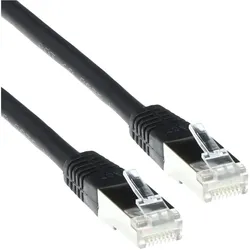ACT Black 7 meter F/UTP CAT5E patch cable with RJ45 connectors. Cat5e f/utp lszh black 7.00m (F/UTP, CAT5e, 7 m), Netzwerkkabel