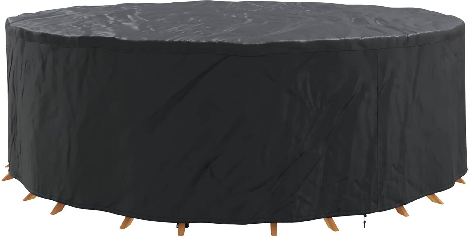 vidaXL Housse pour meubles 279 x 279 x 71 cm Tissu Oxford 600D Rond