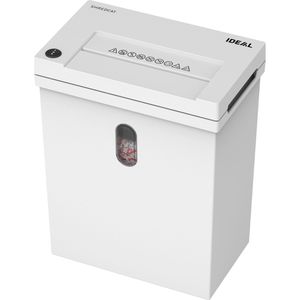 Ideal Aktenvernichter 81009111 Shredcat 8100 CC, weiß, 10 Blatt, 20 Liter Behälter, 5x30 mm Partikelschnitt, P-4