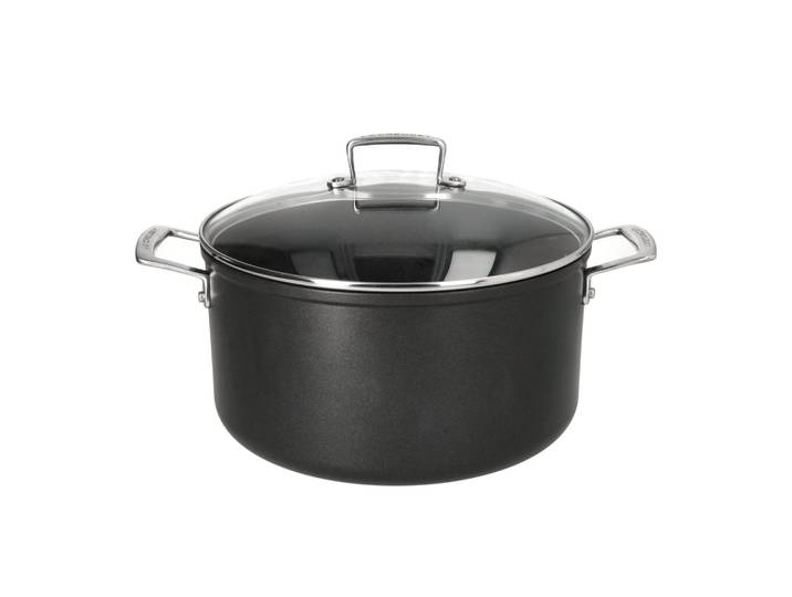 Le Creuset - Braadpan met anti-aanbaklaag en glazen deksel