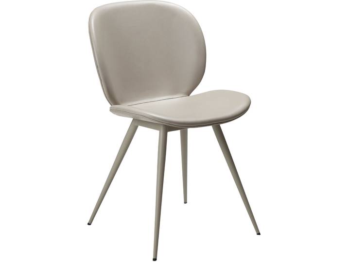 DAN-FORM Stuhl 2er-Set Cloud beige Kunstleder - Stuhl 2er-Set