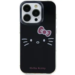 Hello Kitty IML Kitty Face - Hülle für iPhone 15 (schwarz)
