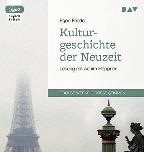 Egon Friedell - Kulturgeschichte der Neuzeit: Lesung mit Achim Höppner (1 mp3-CD) - Preis vom 13.10.2026 19:28:25 h