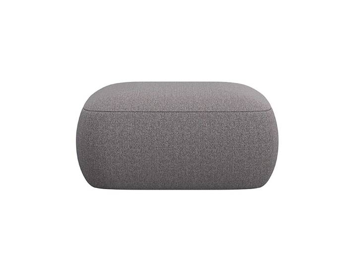 FLEXLUX Pouf Torino, rund, bodennah, Sitzhocker, Polsterhocker, Modernes, organisches Hocker-Design, Kaltschaum, Wellenunterfederung